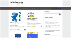 Desktop Screenshot of mundomenor.net